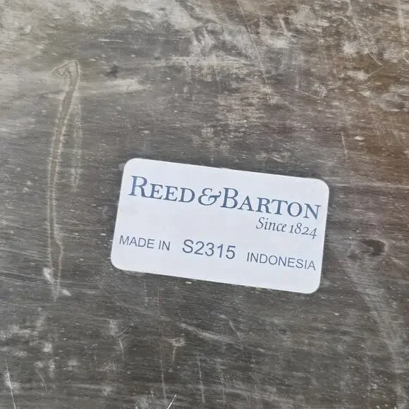 Vintage Reed & Barton Silverplate Serving Platter Burgundy Pattern S2315 Floral Serveware